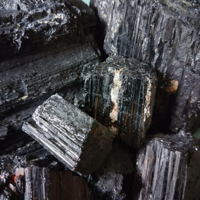 Foto van de Edelsteen Zwarte Toermalijn