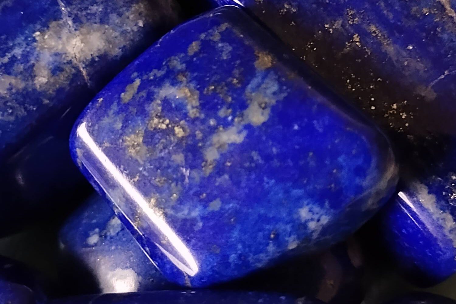 Lapis Lazuli Foto van de edelsteen Lapis Lazuli