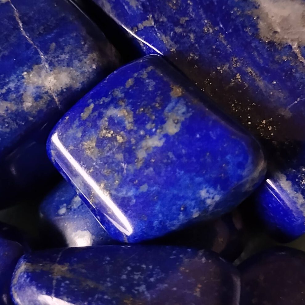 Foto van de edelsteen Lapis Lazuli